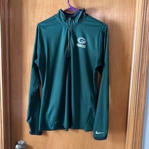 Packers Nike DRI-FIT Pullover Quarter Zip